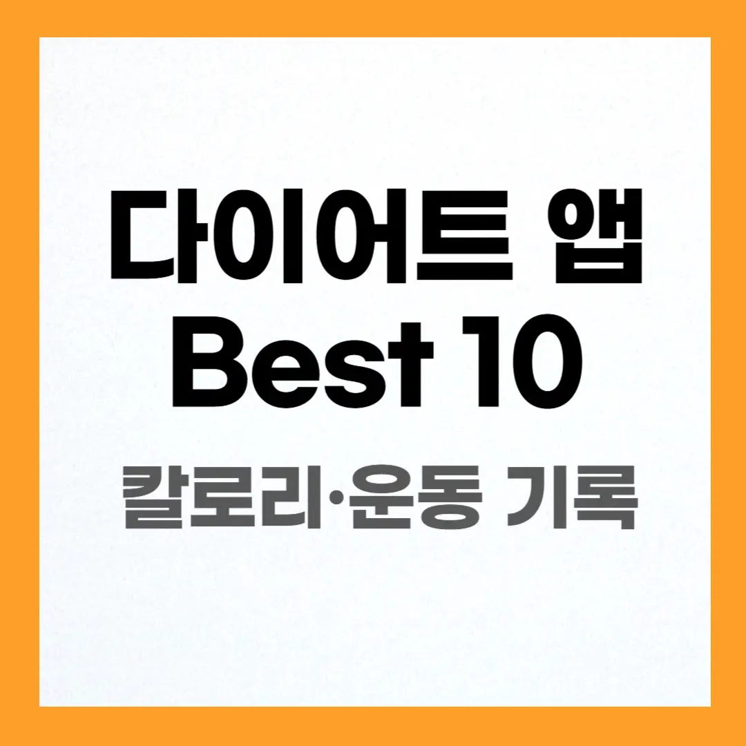 다이어트 앱